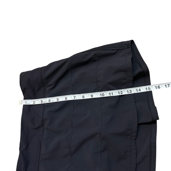 Lululemon Pace Rival Skirt II (Regular) Black- Size 8 Athletic Skirt - Picture 8 of 15